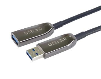 PremiumCord USB 3.0 prodlužovací optický AOC kabel A/Male - A/Female 10m (ku3opt10)