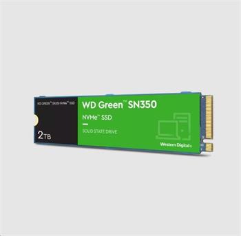 WD GREEN SSD NVMe 2TB PCIe SN350, Gen3 8GB/s, (R:3200/W:3000 MB/s) (WDS200T3G0C)