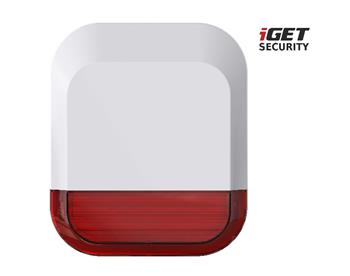 iGET SECURITY EP11 - Bezdrátová venkovní siréna pro alarm iGET SECURITY M5, dosah 1km (75020611)