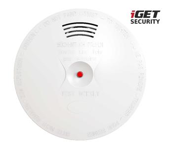 iGET SECURITY EP14 - Bezdrátový senzor kouře pro alarm iGET SECURITY M5, EN14604:2005, dosah 500m (75020614)