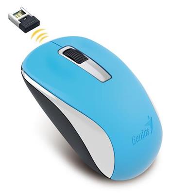 GENIUS Wireless myš NX-7005, USB, modrá, 1200dpi, BlueEye (31030017402)