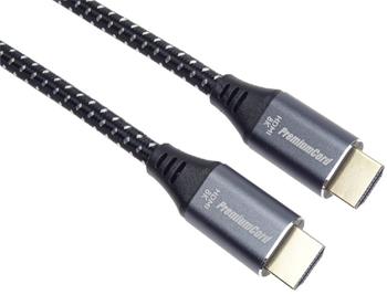 PremiumCord ULTRA HDMI 2.1 High Speed + Ethernet kabel 8K@60Hz,zlacené 1,5m (kphdm21s015)
