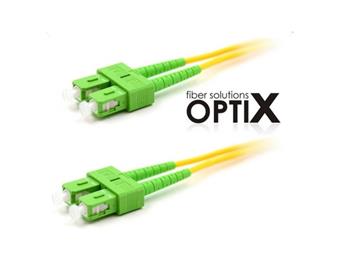 OPTIX SC/APC-SC/APC optický patch cord 09/125 1m (1440)