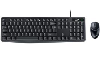 Genius KM-170 , Set klávesnice a myši, drátový, CZ+SK layout, USB, černý (31330006404)