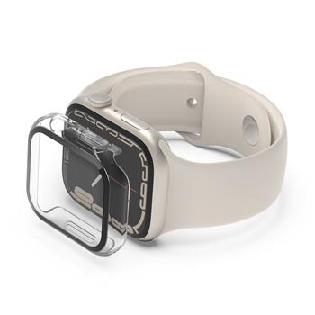 Belkin ochrana displeje 2v1 pro Apple Watch Série 4/5/6/SE/7/8/9, 40/41mm, průhledné (OVG003zzCL)