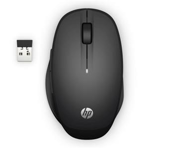 HP 300 bezdrátová myš Dual Mode - stříbrná (6CR72AA#ABB)