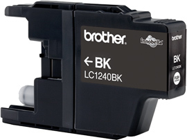 Brother LC-1240Bk (ink. černý, 600 str. @ 5%) (LC1240BK)