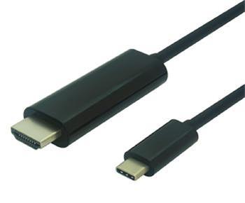 PremiumCord USB-C na HDMI kabel 1,8m rozlišení obrazu 4K*2K@60Hz (ku31hdmi03)