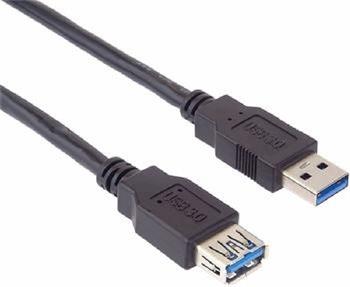 PremiumCord Prodlužovací kabel USB 3.0 Super-speed 5Gbps A-A, MF, 9pin, 3m (ku3paa3bk)