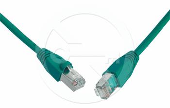 Solarix Patch kabel CAT5E SFTP PVC 7m zelený snag-proof C5E-315GR-7MB (C5E-315GR-7MB)