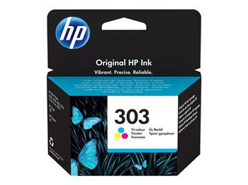 HP 303 Tri-Color Original Ink Cartridge (T6N01AE#UUQ)
