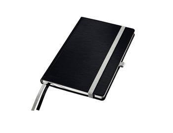 LEITZ Zápisník STYLE A5, tvrdé desky, čistý, saténově černá (44520094)