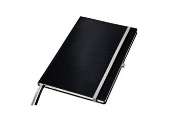 LEITZ Zápisník STYLE A4, tvrdé desky, linkovaný, saténově černá (44750094)