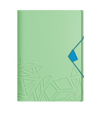 LEITZ Tříchlopňové desky UrbanChic PP, A4, zelená (46490050)