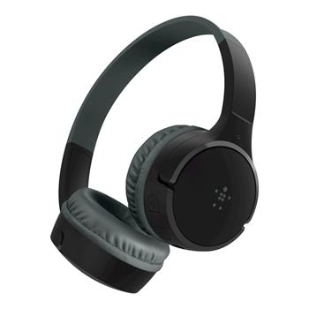 Belkin SOUNDFORM™ Mini - Wireless On-Ear Headphones for Kids - dětská bezdrátová sluchátka, černá (AUD002btBK)