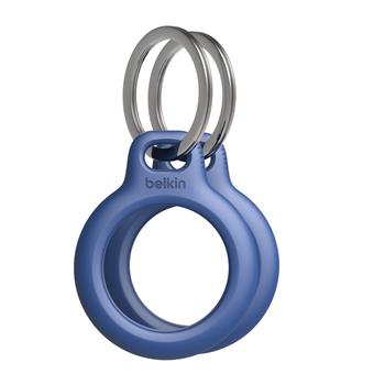 Belkin Bezpečné pouzdro na AirTag s kroužkem na klíče – modré – dual pack (MSC002btBL)