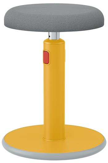 LEITZ Ergonomická balanční židle pro sezení/stání ERGO Cosy Stool, teplá žlutá (65180019)