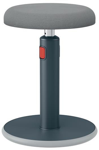 LEITZ Ergonomická balanční židle pro sezení/stání ERGO Cosy Stool, sametově šedá (65180089)