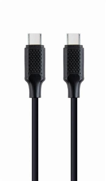 CABLEXPERT Kabel USB PD (Power Delivery), 100W, Type-C na Type-C kabel (CM/CM), 1,5m, datový a napájecí, černý (CC-USB2-CMCM100-1.5M)