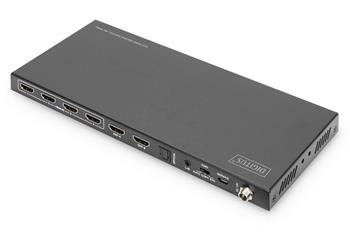 DIGITUS 4x2 HDMI Matrix Switch, 4K/60Hz Scaler, EDID, ARC, HDCP 2.2, 18 Gbps (DS-55509)