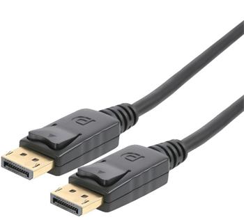 PremiumCord DisplayPort 2.0 přípojný kabel M/M, zlacené konektory, 0,5m (kport9-005)