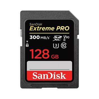 SanDisk Extreme PRO SDXC 128GB 300MB/s V90 UHS-II (SDSDXDK-128G-GN4IN)