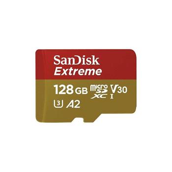 SanDisk Extreme microSDXC 128GB 190MB/s + adaptér (SDSQXAA-128G-GN6AA)