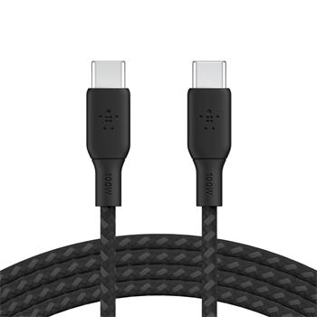 Belkin BOOST CHARGE™ USB-C na USB-C kabel 100W, 2m, černý - odolný (CAB014bt2MBK)