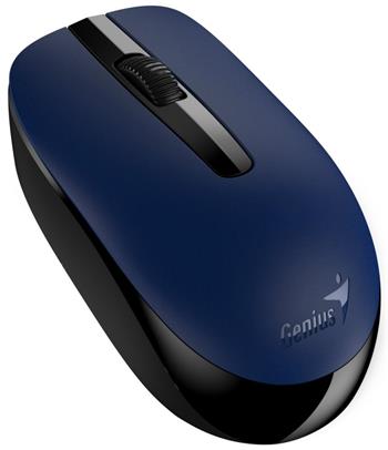 GENIUS NX-7007 Myš, bezdrátová, optická, 1200dpi, 3 tlačítka, Blue-Eye senzor, USB, černo-modrá (31030026402)