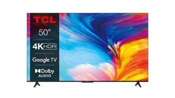 TCL 50P635 TV SMART Google TV LED/126cm/4K UHD/2400 PPI/50Hz/Direct LED/HDR10/DVB-T/T2/C/S/S2/VESA (50P635)