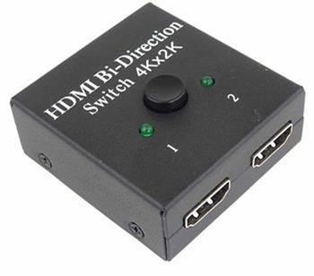 PremiumCord HDMI Switch 4K, FULL HD 1080p obousměrný 2-1 nebo 1-2 (khswit21c)