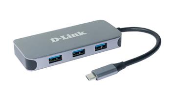 D-Link DUB-2335 6-in-1 USB-C Hub with HDMI/Gigbait Ethernet/Power Delivery (DUB-2335)