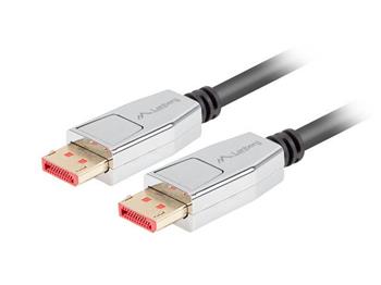 LANBERG Displayport M/M kabel 20 PIN V1.4 1M 8K 60HZ černý (CA-DPDP-20CU-0010-BK)