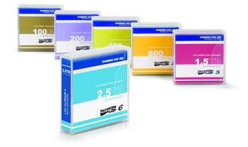 Overland-Tandberg LTO-7 Data Cartridges, 6TB/15TB, includes barcode labels (5-pack, contains 5 pieces) (434171)
