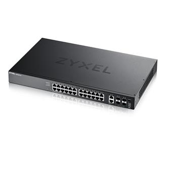 Zyxel XGS2220-30, L3 Access Switch, 24x1G RJ45 2x10mG RJ45, 4x10G SFP+ Uplink, incl. 1 yr NebulaFlex Pro (XGS2220-30-EU0101F)