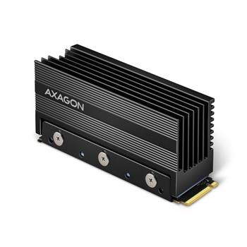 AXAGON CLR-M2XL, hliníkový pasivní chladič pro oboustranný M.2 SSD disk, výška 36 mm (CLR-M2XL)