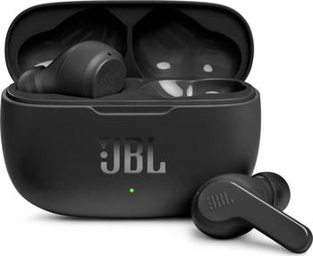 JBL Vibe 200TWS - black (Deep Bass, Dual Connect, IPX2) (6925281934636)