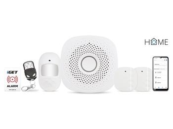 iGET HOME Alarm X1 - Inteligentní bezdrátový systém pro zabezpečení budov, ovládání pomocí Wi-Fi (75020107)