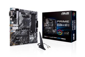 ASUS PRIME B550M-A WI-FI II, AM4, AMD B550, 4xDDR4, mATX (90MB19X0-M0EAY0)