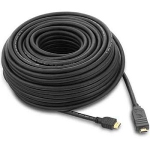 PremiumCord HDMI High Speed with Ether. kabel se zesilovačem, 25m, 3x stínění, M/M, zlacené konektory, černý (kphdmer25)