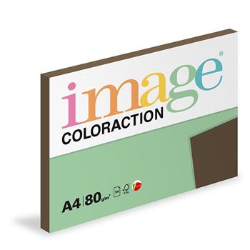 Image Coloraction papír pro výtvarné potřeby A4/80g, Brown - Sytá hnědá, 100 listů (486038)