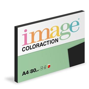Image Coloraction papír pro výtvarné potřeby A4/80g, Black - Sytá černá, 100 listů (486037)