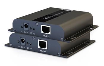 PremiumCord 4K HDMI extender na 120m přes LAN, over IP, HDBitT (khext120-7)