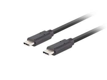 Lanberg USB-C M/M 3.1 GEN 2 kabel 1m 10GB/S PD100W černá (CA-CMCM-32CU-0010-BK)