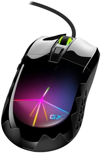 Genius GX Gaming Scorpion M715, Myš, herní, drátová, optická, 3D RGB podsvícení, 800-7200DPI, 6 tlačítek, USB, černá (31040007400)
