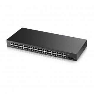Zyxel GS1900-48 v2, 48-port GbE L2 Smart Switch, rackmount (GS1900-48-EU0102F)