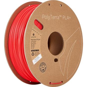 Polymaker PolyTerra PLA+ Red, červená 1,75mm, 1kg (PM70977)