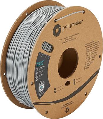 Polymaker PolyLite PLA PRO Grey, šedá, 1,75mm, 1kg (PA07003)