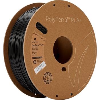 Polymaker PolyTerra PLA+ Black, černá 1,75mm, 1kg (PM70945)