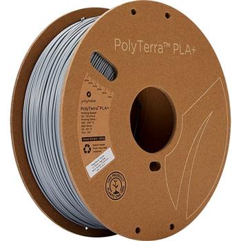 Polymaker PolyTerra PLA+ Grey, šedá, 1,75mm, 1kg (PM70947)